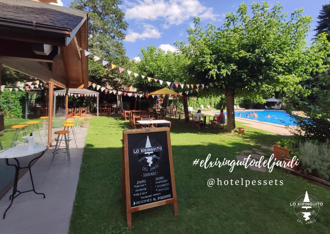 Hotel Restaurant Pessets & Spa Sort Eksteriør billede
